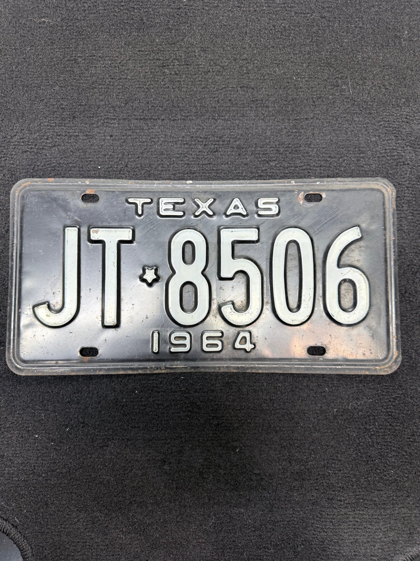 1964 Texas License Plate