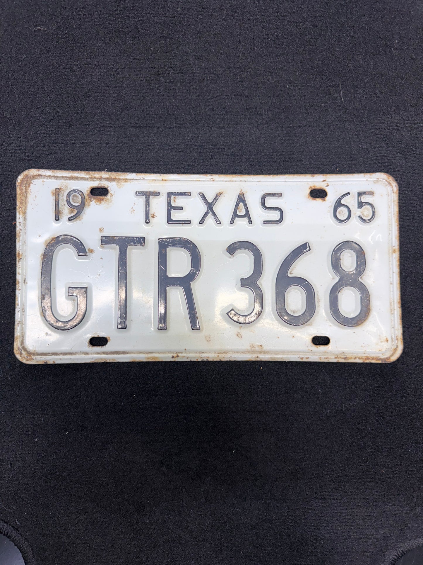 1965 Texas license plate