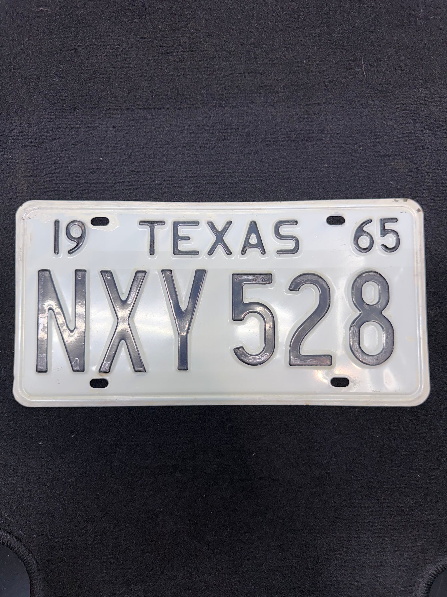 1965 Texas license plate