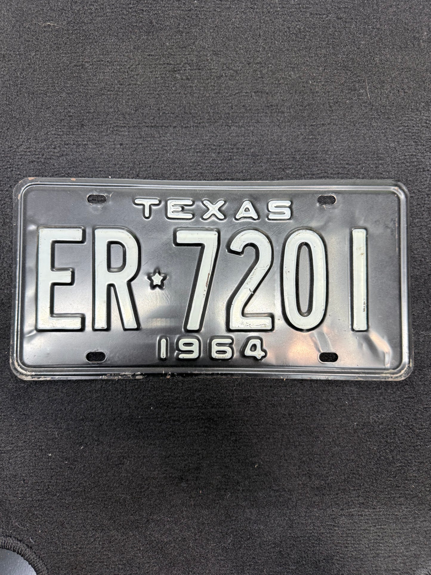 1964 Texas License Plate